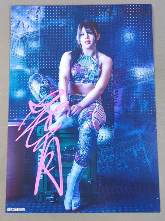 葉月 直筆サイン入り スターダムポートレート(E-5)