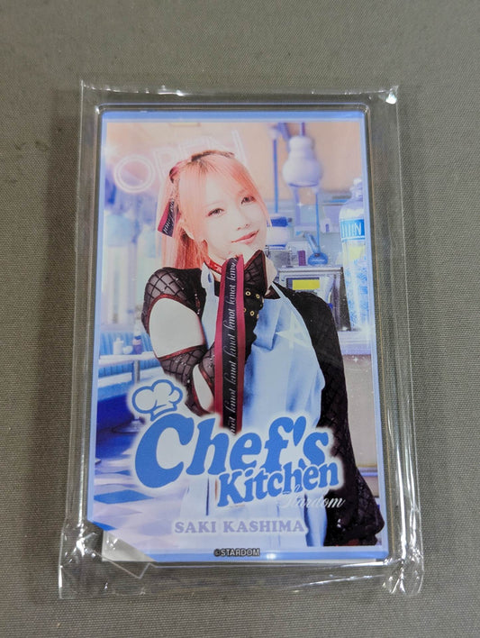 鹿島沙希 STARDOM CARD PARTY アクリルスタンド Chef’s Kitchen