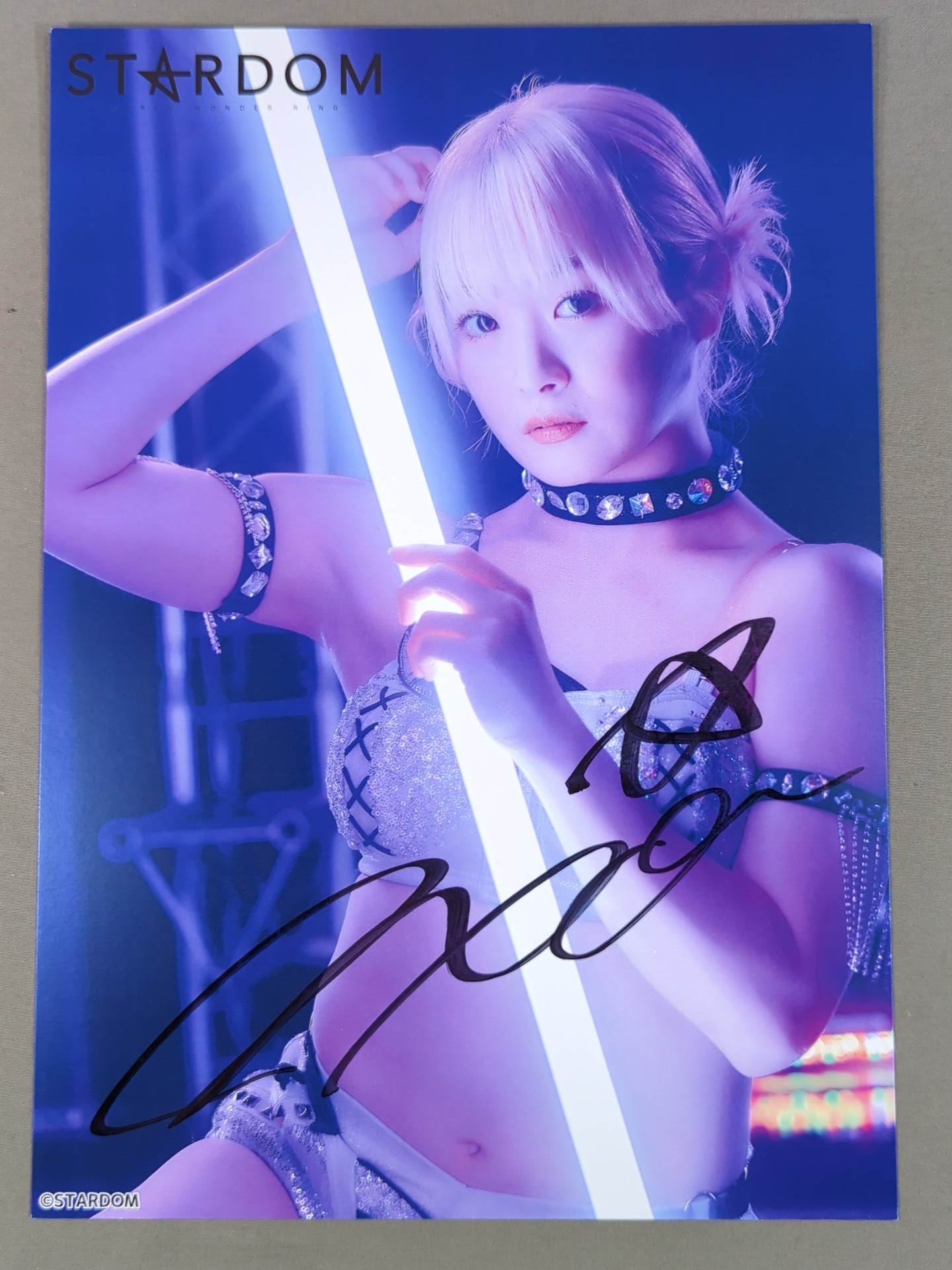 NATSUPOI  hand signed autograph  Starda Pro-Photo (N-4)