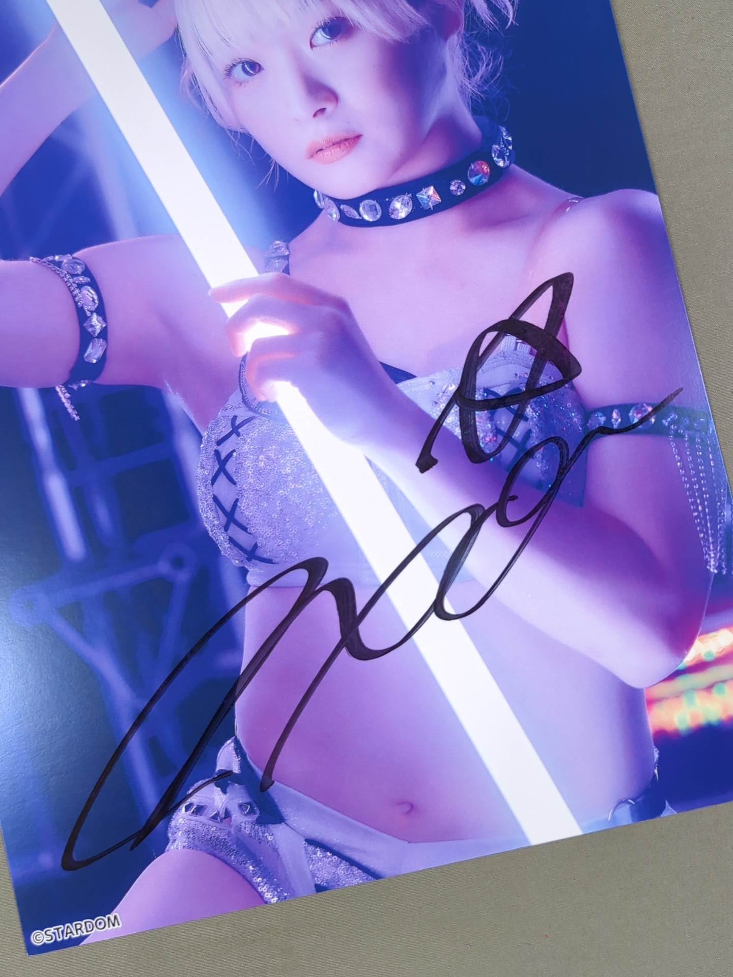 NATSUPOI  hand signed autograph  Starda Pro-Photo (N-4)