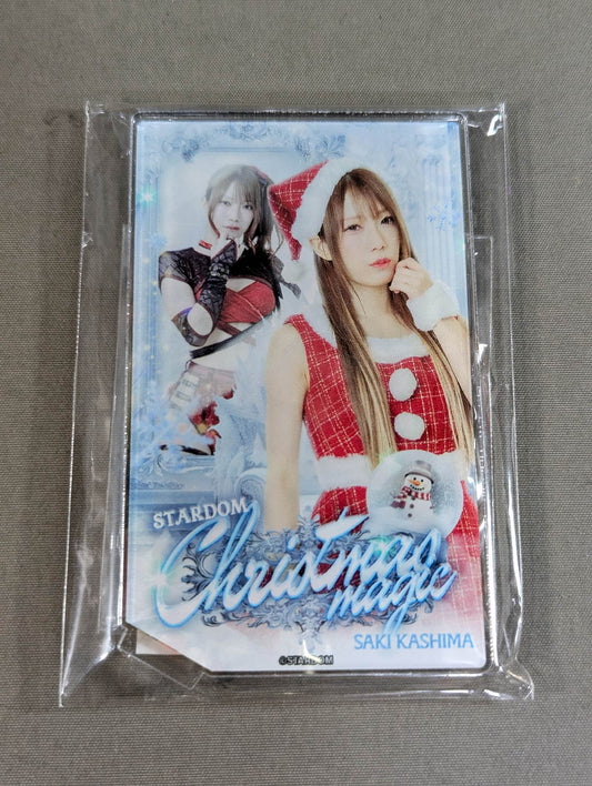 鹿島沙希 STARDOM CARD PARTY アクリルスタンド クリスマス