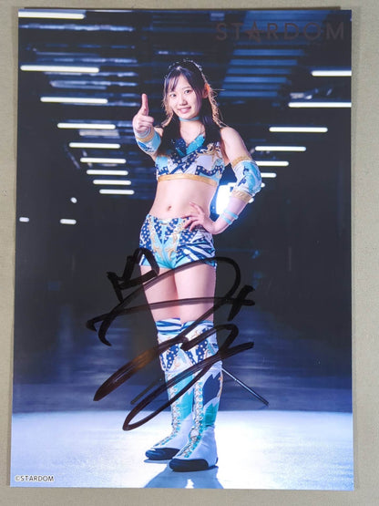 天咲光由 直筆サイン入り スターダムポートレート(H-9)