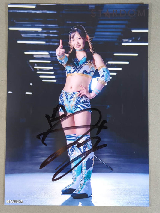 天咲光由 直筆サイン入り スターダムポートレート(H-9)