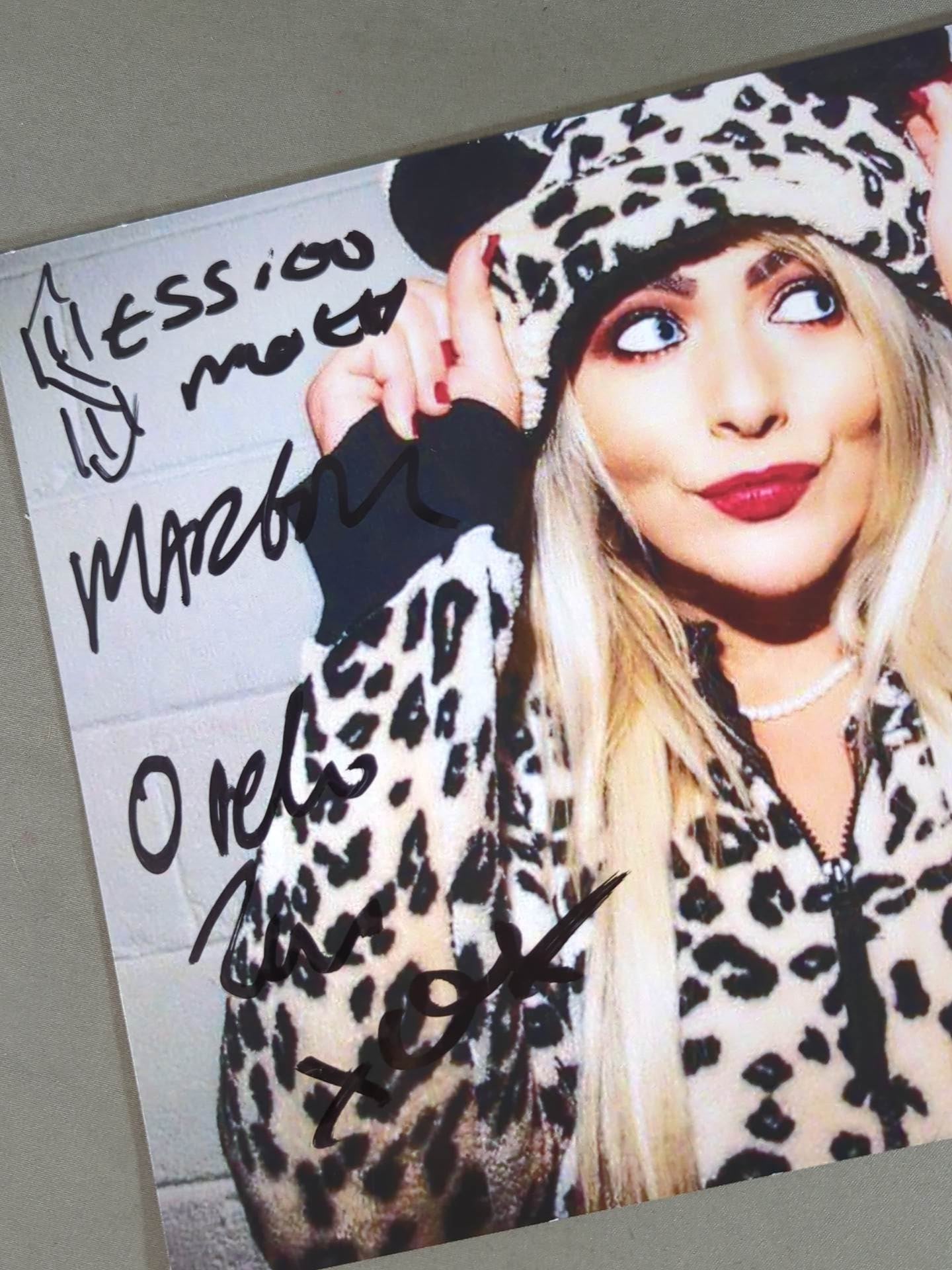 セッション･モス･マルティナ 直筆サイン入りポートレート(A-2)