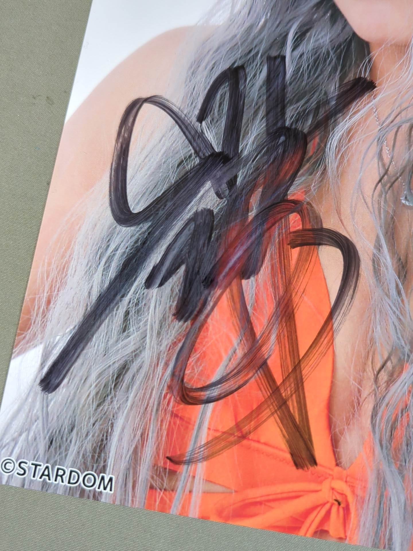 ジュリア 直筆サイン入り スターダムポートレート(C-2) – 闘道館