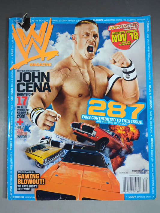 WWE MAGAZINE December 2007