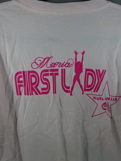 【hand signed autograph】 Maria Kennelis FIRST LADY Illustration T-Shirt