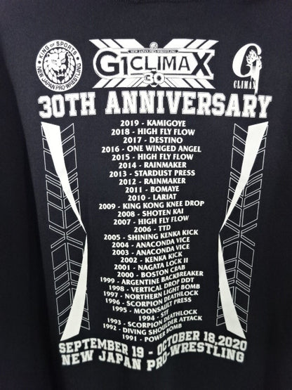 G1 CLIMAX 30 Games Commemorative Dry T-Shirt
