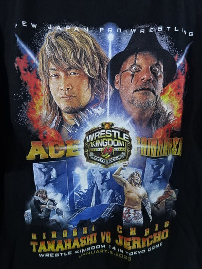 WRESTLE KINGDOM 14 Hiroshi Tanahashi vs Chris Jericho  Picture T-Shirt