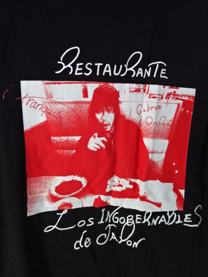 Tetsuya Naito ×Tokyo Sports RESTAURANTE T-Shirt (1) (Black)