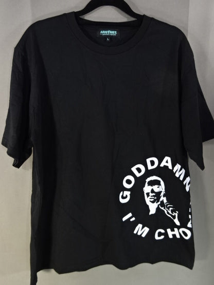 ARISTRIST  AT Masahiro Chono GODDAMN I'M CHONO T-Shirt (1) (Black)
