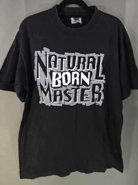 Muto Keiji  NATURAL BORN MASTER T-shirt (1) (Black)