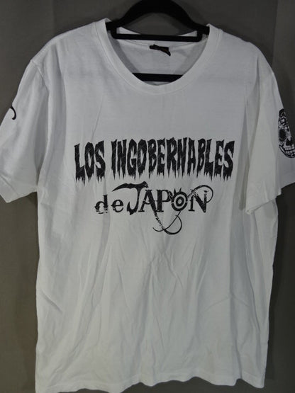 BUSHI  EN SERIO T-Shirt (2) (White × Black)