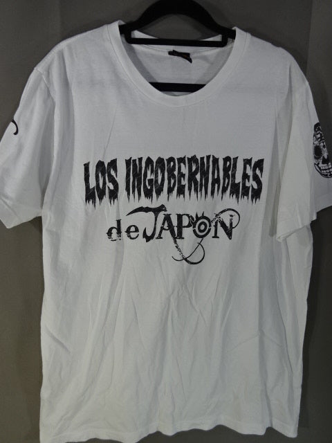 BUSHI  EN SERIO T-Shirt (2) (White × Black)