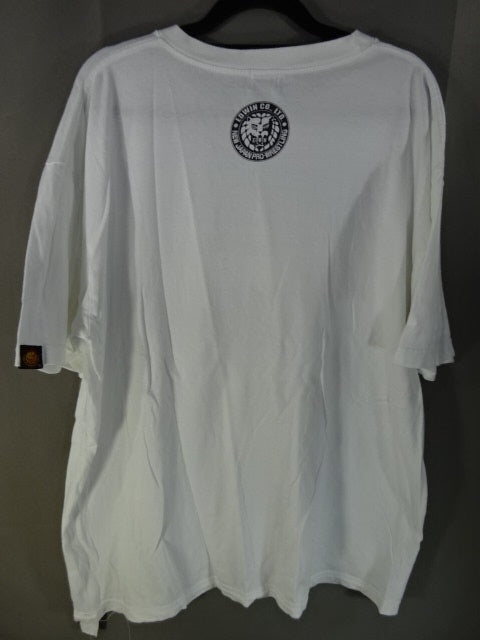 Jushin Thunder Liger ×EDWIN Box Logo T-Shirt (1) (White)