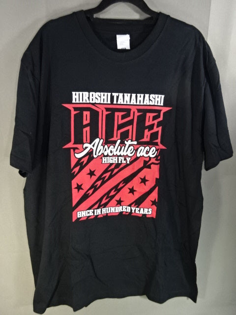 Hiroshi Tanahashi × Guts Dynamite Cabaretes Collaboration T-Shirt (2) (Black)
