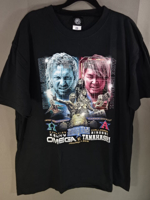 WRESTLE KINGDOM 13 Kenny Omega vs Hiroshi Tanahashi  Picture T-Shirt