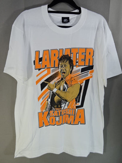 【hand signed autograph】 Satoshi Kojima 30th Anniversary LARIATER T-Shirt