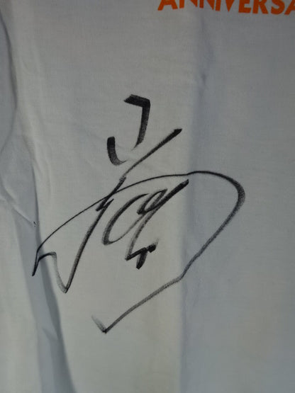 【hand signed autograph】 Satoshi Kojima 30th Anniversary LARIATER T-Shirt