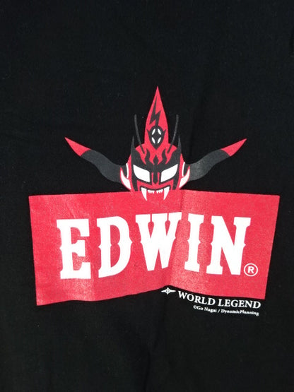Jushin Thunder Liger ×EDWIN Box Logo T-Shirt (2) (Black)