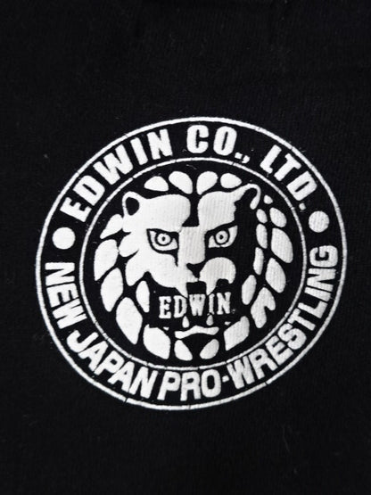 Jushin Thunder Liger ×EDWIN Box Logo T-Shirt (2) (Black)