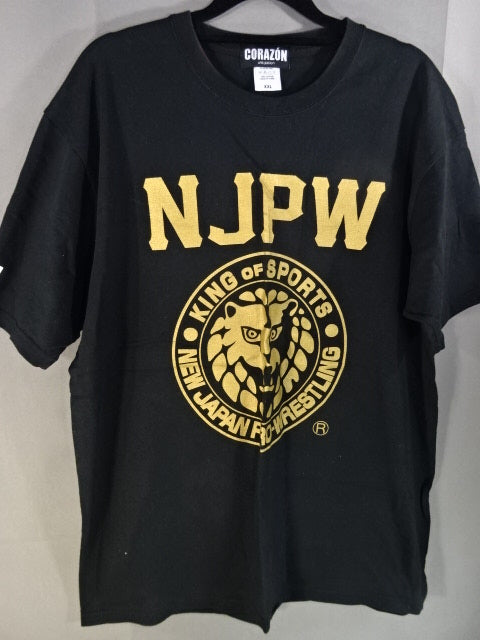 Lion Mark × CORAZON T-Shirt (1) (Black)