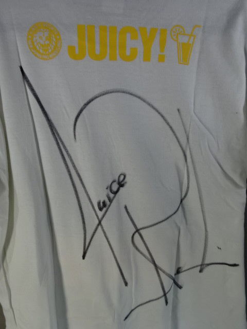 【hand signed autograph】 Juice Robinson JUICE JUICE JUICE JUICE T-shirt