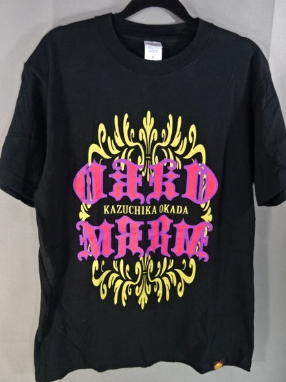 Kazuchika Okada × Guts Dynamite Cabaretes Collaboration T-Shirt (2) (Black)