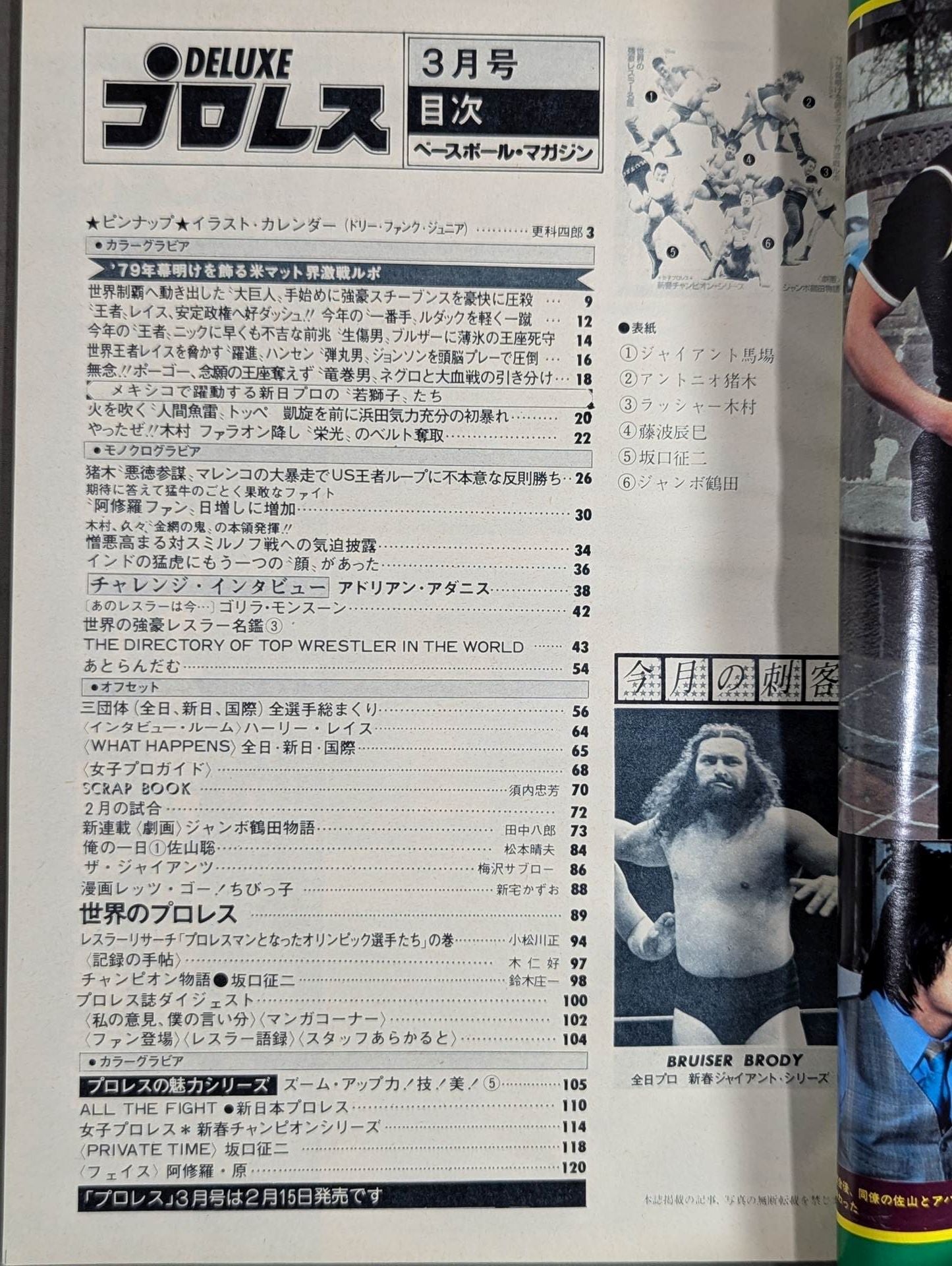 Deluxe Pro Wrestling March 1979 issue
