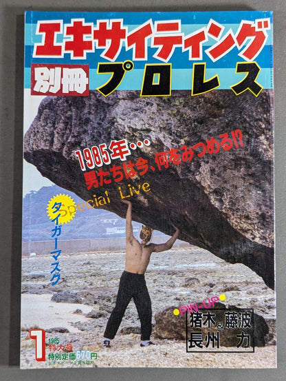 Separate volume Exciting Pro Wrestling January 1985 issue