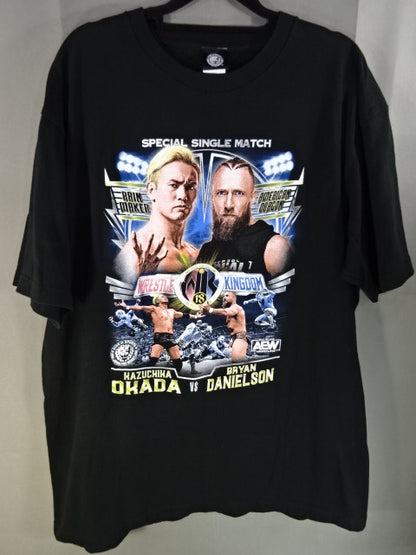 WRESTLE KINGDOM 18 Kazuchika Okada  vs Brian Danielson Commemorative T-Shirt