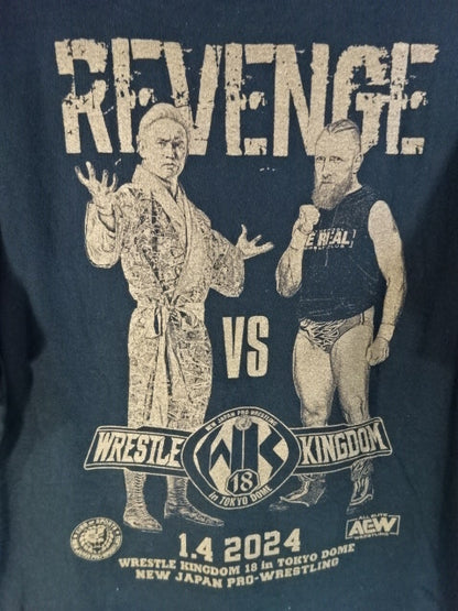 WRESTLE KINGDOM 18 Kazuchika Okada  vs Brian Danielson Commemorative T-Shirt