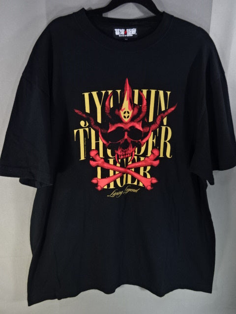 Jushin Thunder Liger × Graveyard Gallery INSANITY SKULL T-Shirt