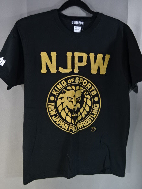 Lion Mark × CORAZON T-Shirt (1) (Black)