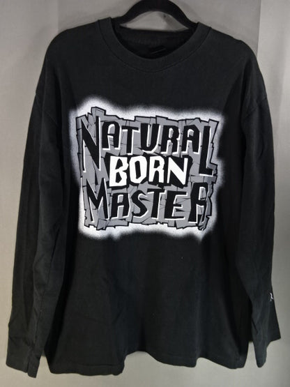 Muto Keiji  NATURAL BORN MASTER Long Sleeve T-Shirt (2) (Black)