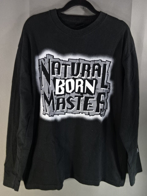 Muto Keiji  NATURAL BORN MASTER Long Sleeve T-Shirt (2) (Black)