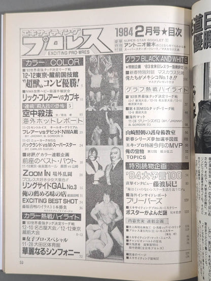エキサイティングプロレス 1984年2月号