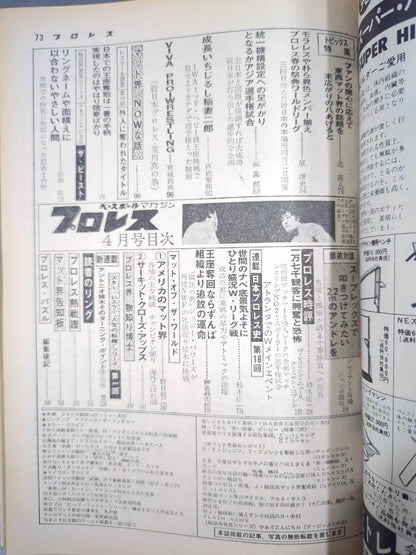 月刊プロレス 1976年4月号