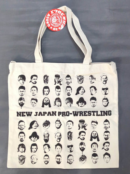 ★ASOKO de New Japan Pro Wrestling ★ Buggy Face Pattern Tote Bag
