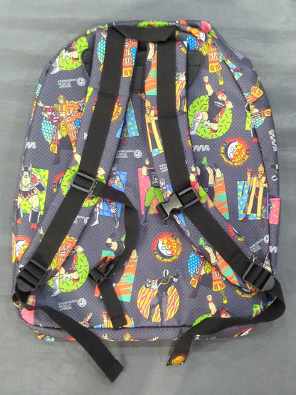 Kinnikuman  collaboration all-over pattern day bag