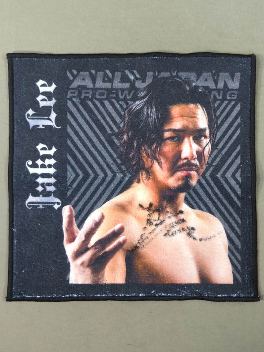 【直筆サイン入り】全日本プロレス「ジェイク・リー」ハンドタオル