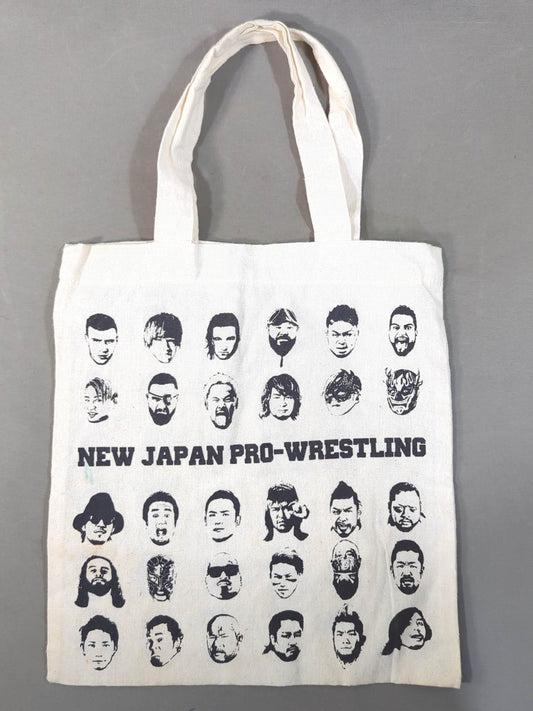 ★ASOKO de New Japan Pro Wrestling Buggy ★ Face Pattern Mini Tote Bag