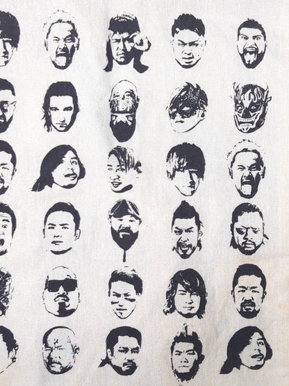 ★ASOKO de New Japan Pro Wrestling Buggy ★ Face Pattern Mini Tote Bag