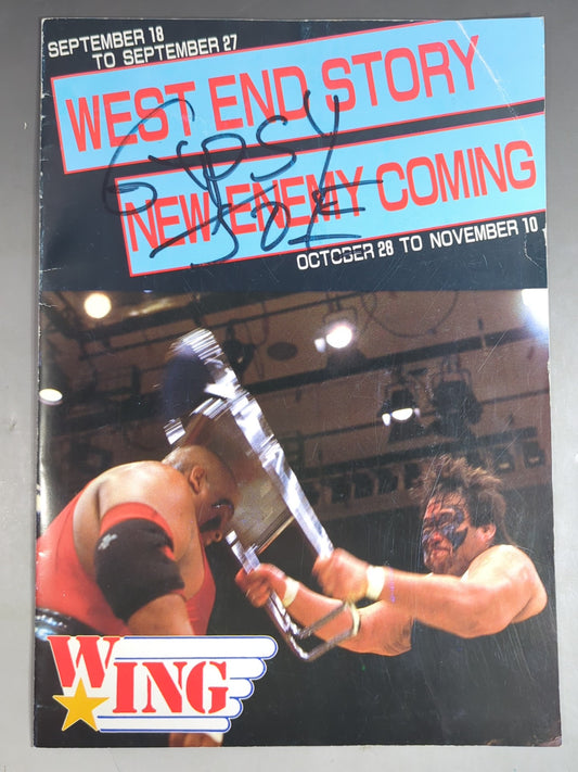 [Gypsy Joe hand signed autograph ] W★ING / WEST END STORY / NEW ENEMY COMING