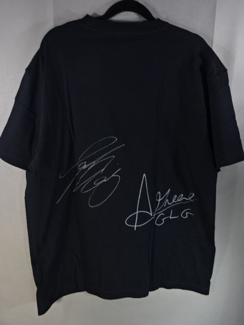 [Jack Morris & Anthony Green hand signed autograph ] Good Looking Guys T-shirt (1) (black)