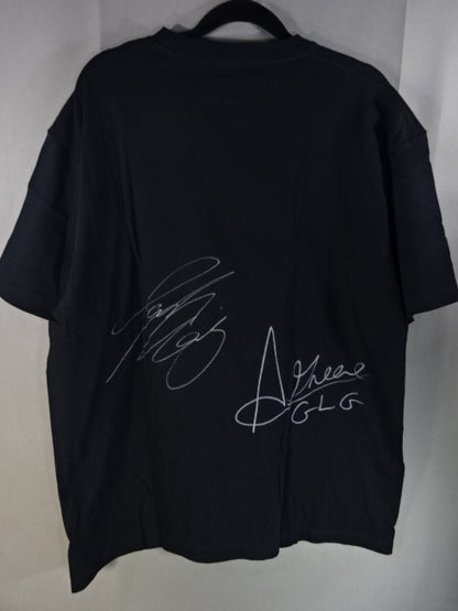 [Jack Morris & Anthony Green hand signed autograph ] Good Looking Guys T-shirt (1) (black)