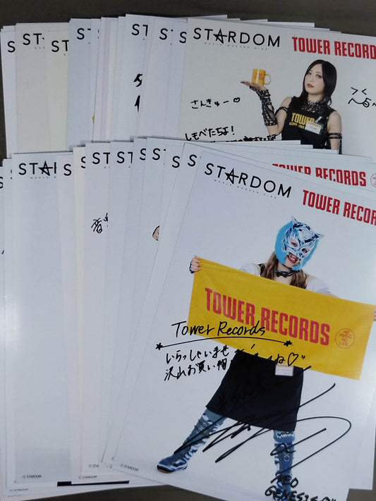 ★ All 42 Complete ★ Stardom ×TOWER RECORDS 2025 Pro-Photo  Set