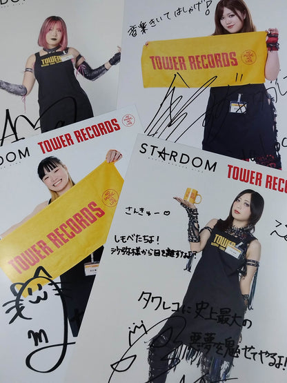 ★ All 42 Complete ★ Stardom ×TOWER RECORDS 2025 Pro-Photo  Set