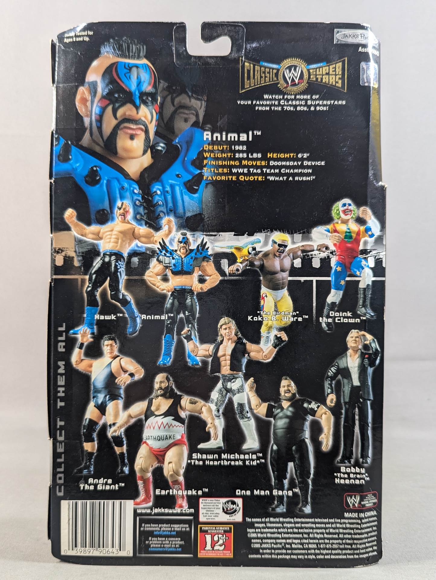 WWEフィギュアホークandアニマルリージョンオブドゥーム LEGION OF DOOM ホーク＆アニマル (リージョン・オブ・ドゥーム