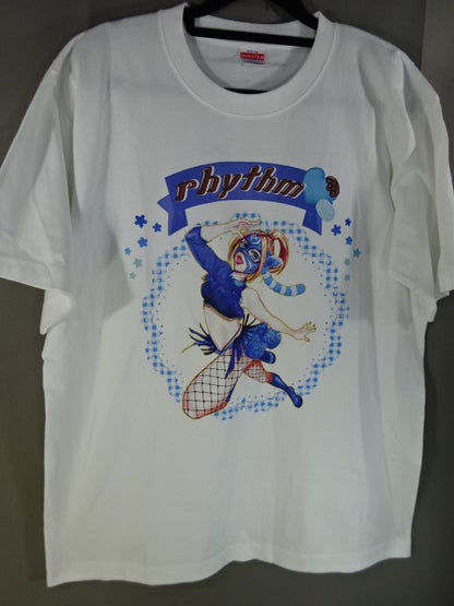 rhythm Illustration T-Shirt (1) (White)